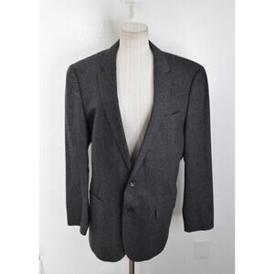 Boss Hugo Boss Hutson 2 US 40L Gray Virgin Wool Blend Colombo Two Button